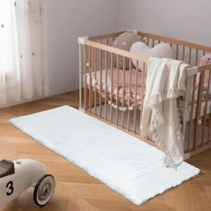 Latepis Rug Runners 2x6 Faux Rabbit Fur Rug